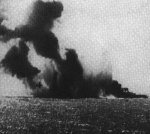 Battle of the Coral Sea: Japanese carrier burning - ArtToday © 2001-2002 www.arttoday.com