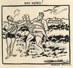 "My hero!", Frith, Melbourne Herald, 17/2/1953 