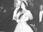 The Queen Mother with Prime Minister Menzies at a State Ball, Parliament House, Canberra