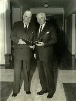 Harold Holt with Sir Robert Menzies